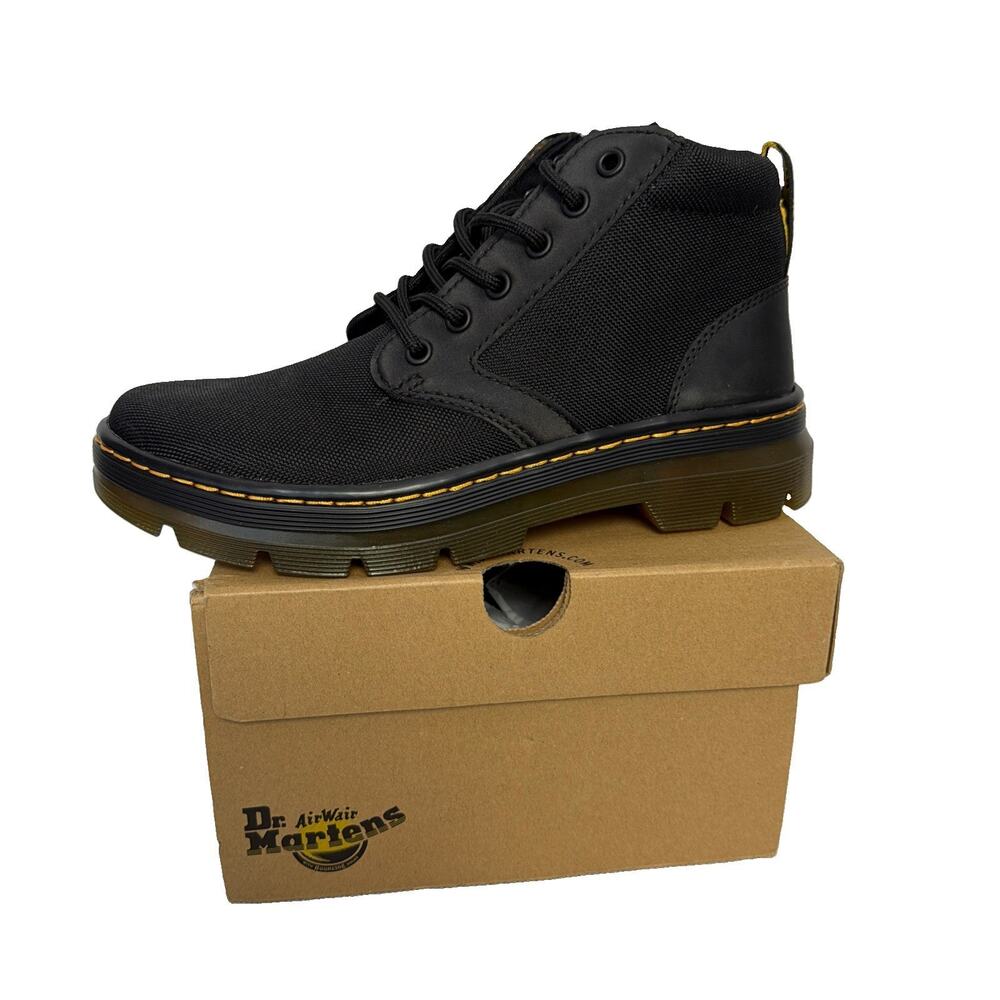 Dr. Martens AirWair Men’s Extra Tough Black Lace-Up Ankle Combat Boots US 8